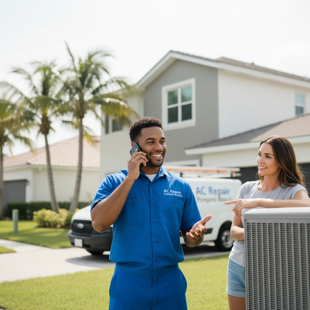 AC Repair Pompano Beach customer support in Alhambra